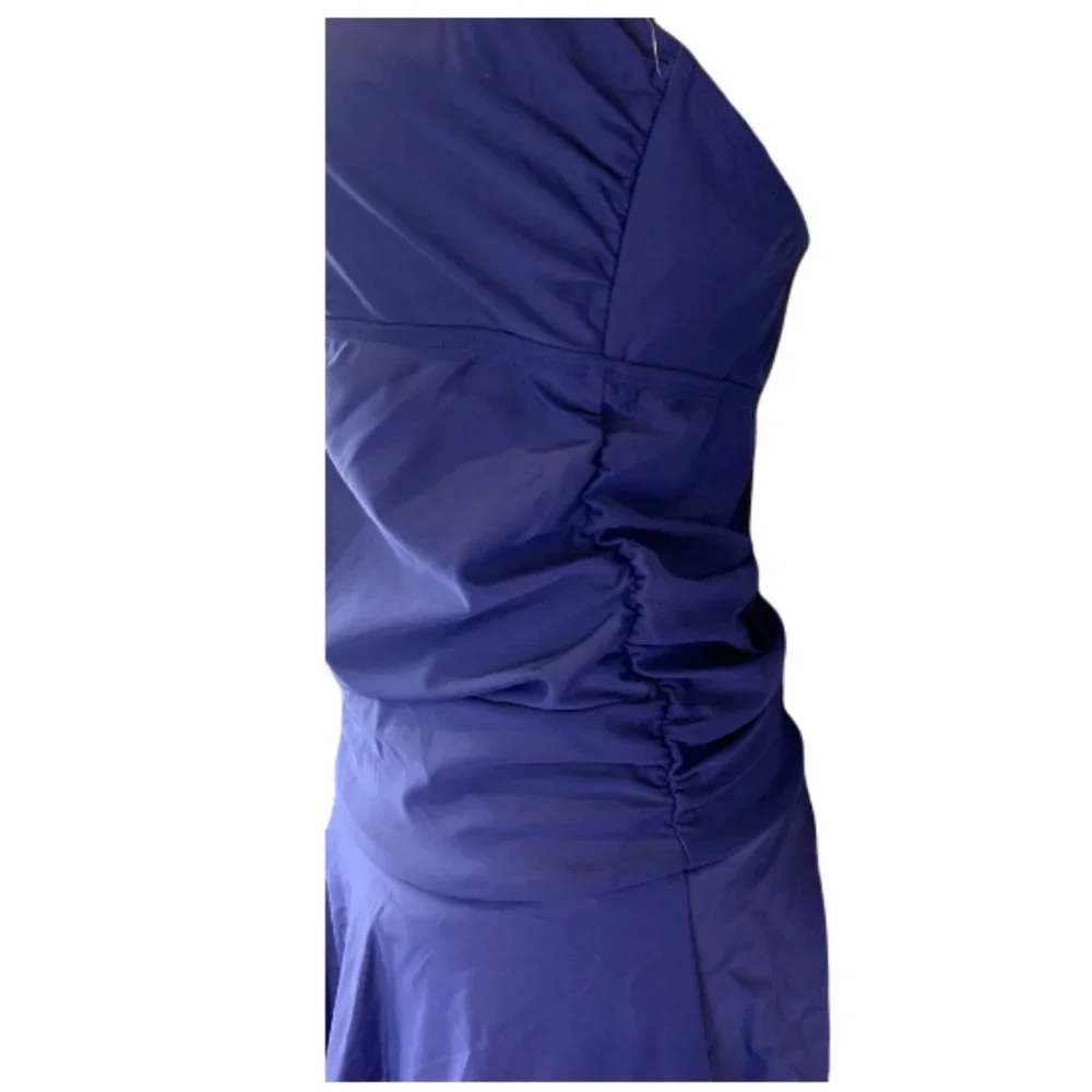 Nicole Miller Swim Dress Navy Women’s Large - Picture 3 of 11